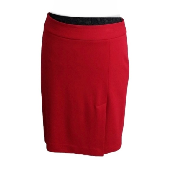 Cache Red Pencil Skirt Women’s Size 4 Career or Party - Picture 8 of 8
